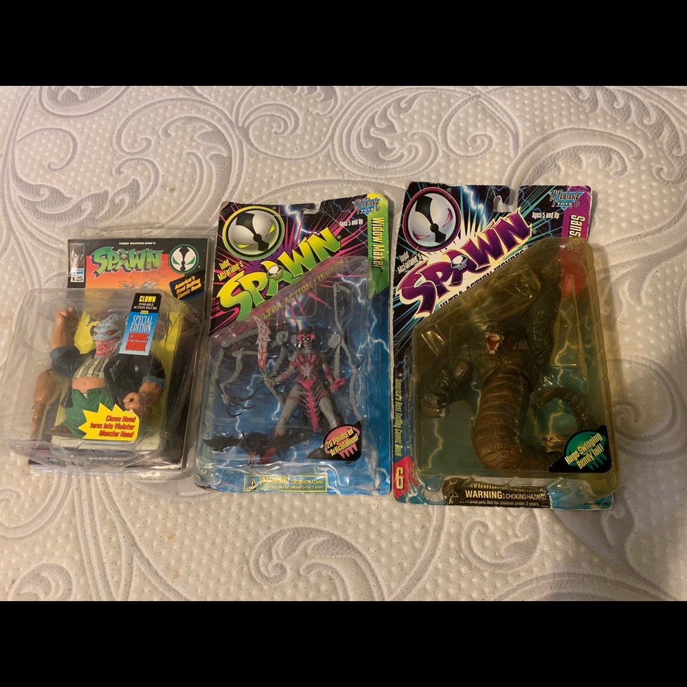 Vintage SPAWN Villains collectables